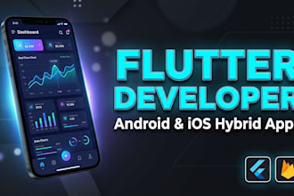 custom mobile app as your flutter app developer hybrid app