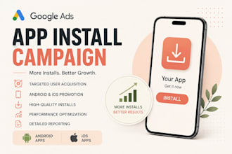 run google ads app install campaign for android and ios apps