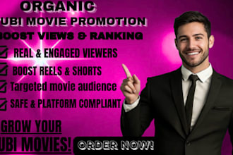 promote your tubi movie page to reach organic viewers
