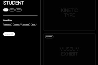 design and build a premium, interactive webgl website or web experience