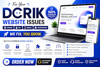 setup fix dorik website custom domain SSL mobile responsive integration issues