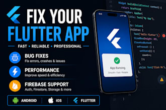 fix bugs in your flutter mobile app