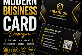 design professional business card and stationery