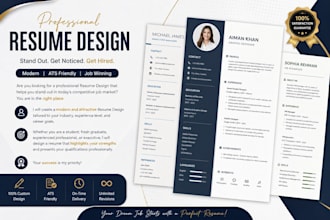 design a professional CV or resume format