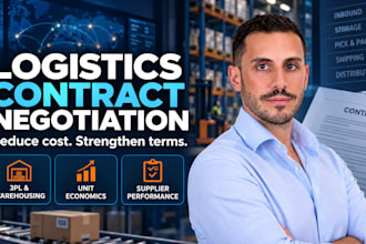 negotiate and optimize your logistics and warehousing contracts