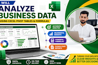 analyze business data using excel pivot tables and formulas
