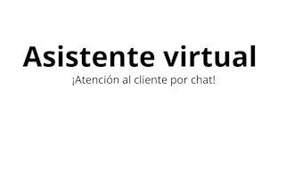 asistente virtual para atención al cliente y soporte chat