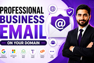 create professional business email on your domain in 1hr