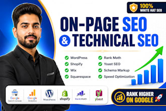 do on page technical, wordpress, shopify, yoast local seo