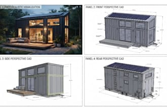 design a custom modern house for 3d modeling, printing, and rendering