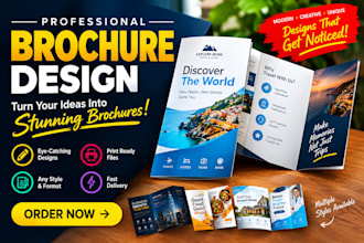 design a professional brochure for your business