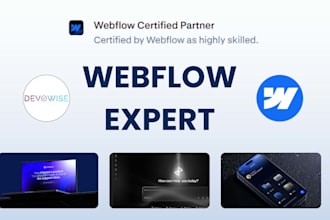 design webflow website, webflow landing page, figma to webflow