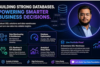 design sql databases, star schema data models, and etl pipelines