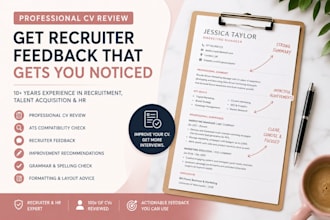 review and improve your CV
