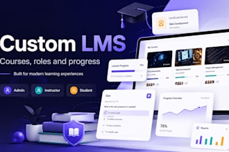 develop a custom lms learning management system