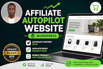 create an amazon affiliate autopilot website with autoblog