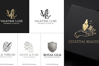 design a luxury minimalist logo for beauty brands