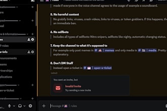 make a custom discord server for you