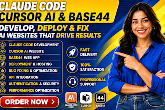 develop, deploy and fix claude code, cursor, base44, cursor website