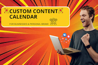 create content calendar and social media strategy