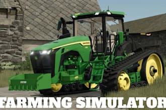 create custom farming simulator maps and tractor for farming