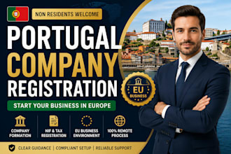 register portugal company, nif and eu business for non residents
