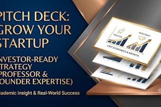 be your startup consultant for investor pitch deck strategy