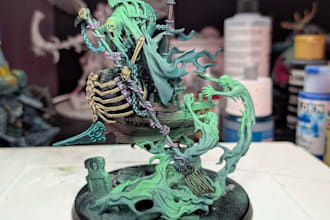 paint miniatures for tabletop or collection