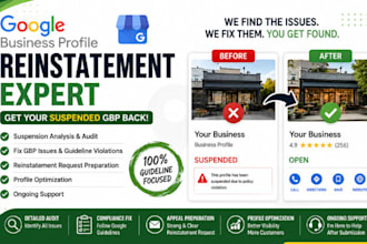 reinstate your suspended google business profile and fix gbp issues