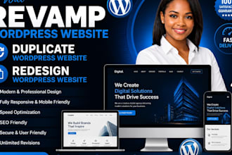 revamp wordpress website duplicate wordpress website redesign wordpress website
