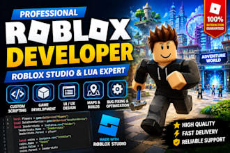 create roblox UI, hud, inventory, shop, and menu design