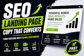 write SEO landing page copy that converts