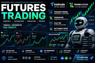 futures trading, tradovate trading, tradelocker, scalp bot, trading nq, es, cl