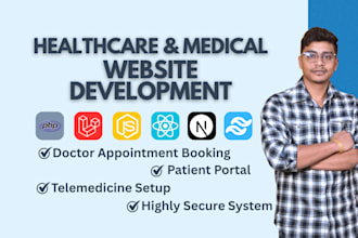 build a custom healthcare, medical clinic, or dental website