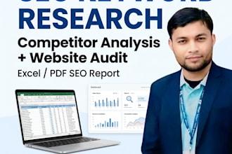 do SEO keyword research and competitor analysis