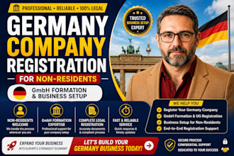 handle germany company registration, gmbh formation and business setup