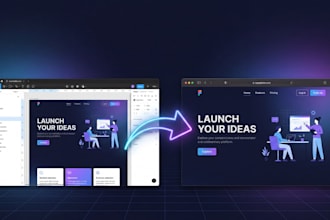 convert your figma design to responsive react or next js code