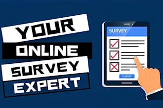 design a professional online survey market research