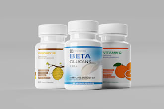 design your supplement label and packaging