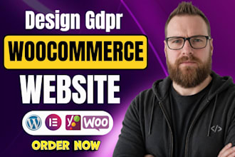 build a gdpr dsgvo ready woocommerce store for german market, wordpress website
