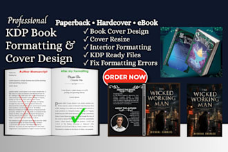 resize book cover, paperback formatting, kdp book cover, hardcover, fix format