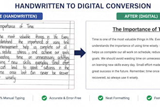convert handwritten to digital and digital to handwritten
