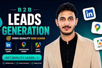 do b2b lead generation, linkedin leads and verified email