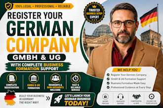 register your german company, gmbh ug with complete business formation support