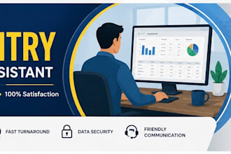 do accurate data entry, copy paste, web research and excel tasks