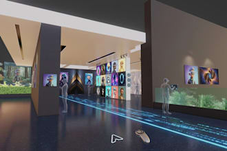 design an immersive nft metaverse gallery for your digital art collection