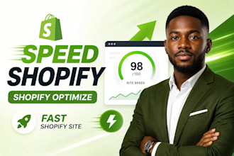 speed up shopify store, fix slow website and optimize performance, speed expert