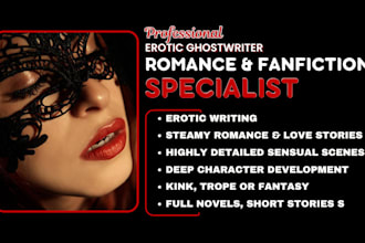 ghostwrite romance erotic story, fanfiction, erotica comic novel fantasy story