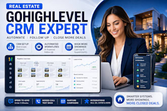 real estate gohighlevel crm gohighlevel automation real estate ai workflows