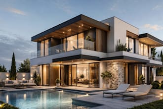 design architectural plan, 2d floor plan, 3d exterior design and rendering